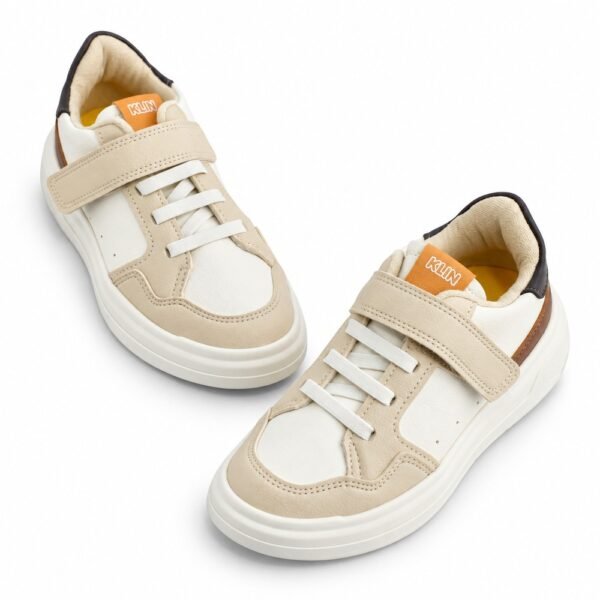 Tênis Klin Infantil Unissex Capri Mini Off White, Whisky e Argila 355011000
