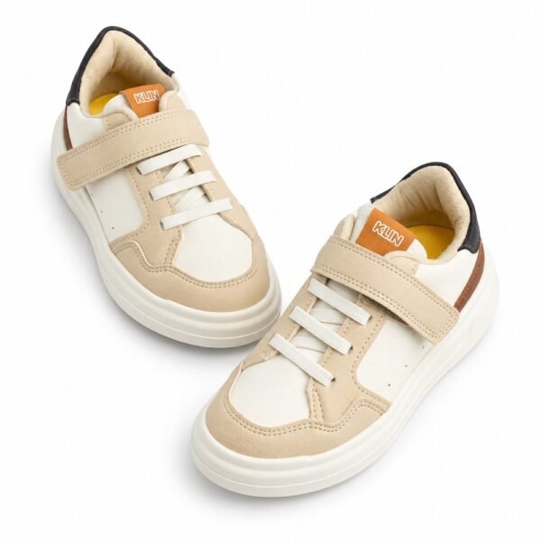 Tênis Klin Infantil Unissex Capri Mini Off White, Whisky e Argila 355011000
