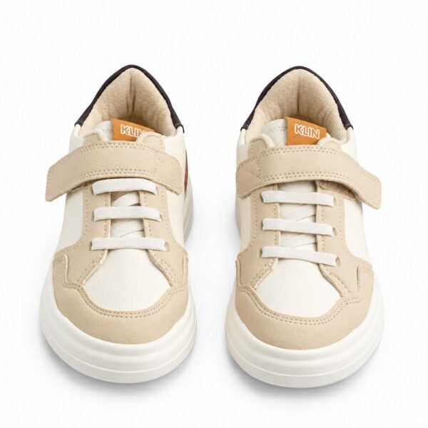 Tênis Klin Infantil Unissex Capri Mini Off White, Whisky e Argila 355011000