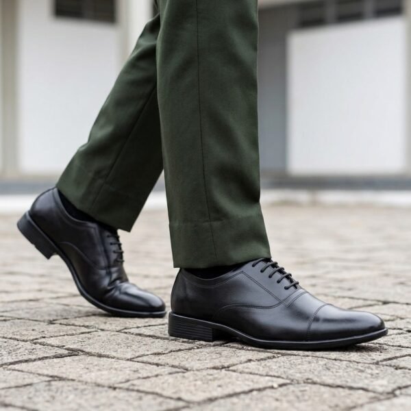 Sapato Masculino Bertelli Militar 25.021 Confort Preto