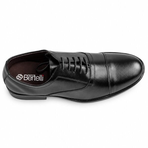 Sapato Masculino Bertelli Militar 25.021 Confort Preto