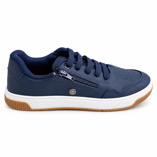 Tênis Kidy Infantil Menino K360 Casual Conforto Marinho com Zíper