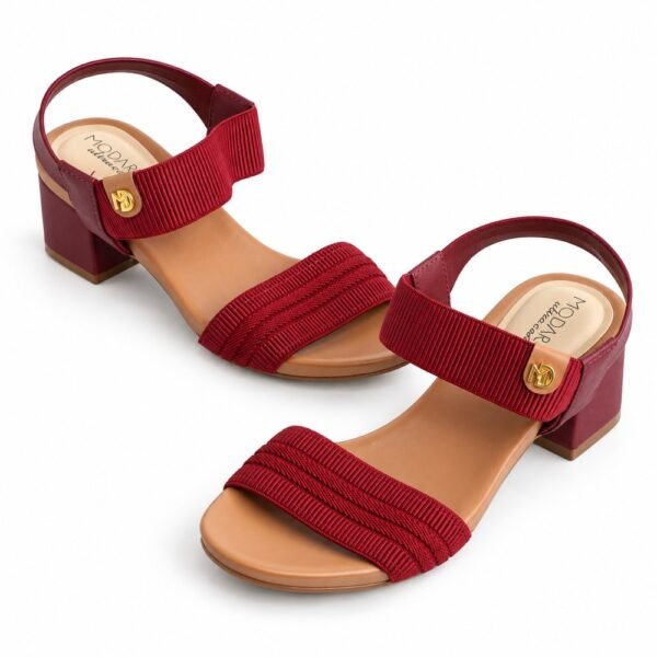 Sandália Feminina Modare Cherry/Camel 7187.100.31330.108348