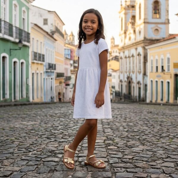 Sandália Infantil Molekinha Dourada 2342.115.30753.66
