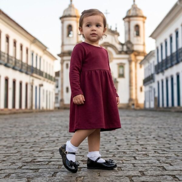 Sapatilha Bebê Molekinha Preta Verniz 2106.1043.13488.15745