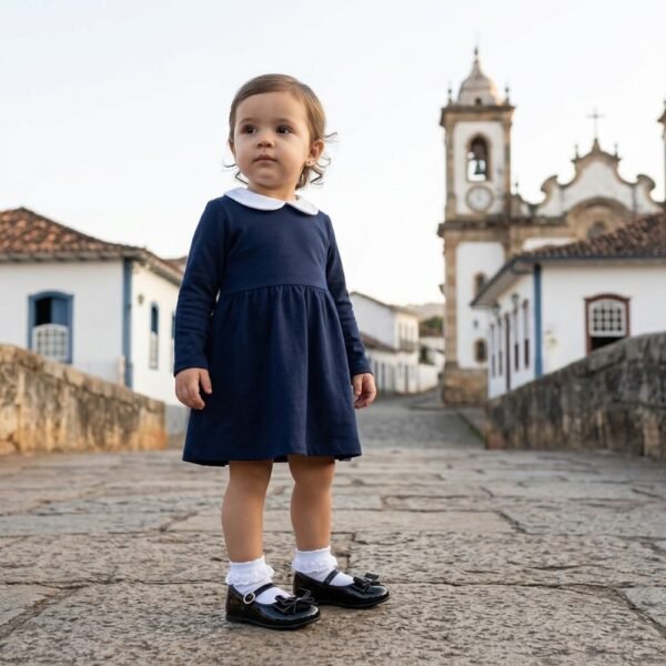 Sapatilha Bebê Molekinha Preta Verniz 2106.1043.13488.15745