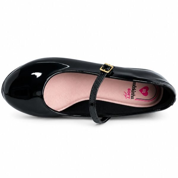 Sapato Infantil Molekinha Preto Verniz 2528.101.13488.15745