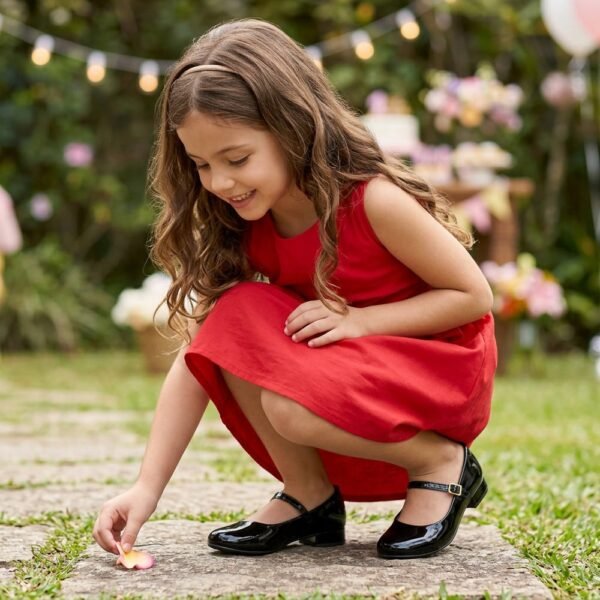 Sapato Infantil Molekinha Preto Verniz 2528.101.13488.15745