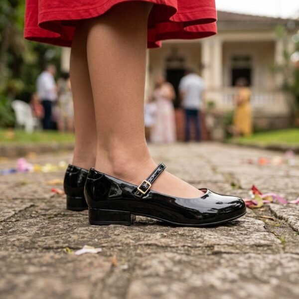 Sapato Infantil Molekinha Preto Verniz 2528.101.13488.15745