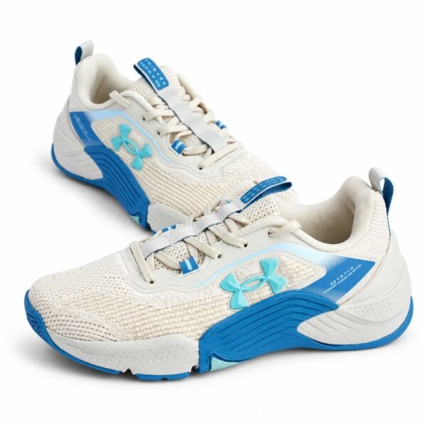 Tênis Feminino Under Armour Tribase Reps 2 SE Off White/Azul 6009888