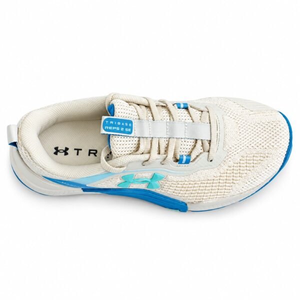 Tênis Feminino Under Armour Tribase Reps 2 SE Off White/Azul 6009888