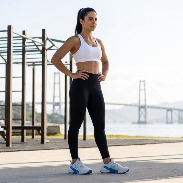 Tênis Feminino Under Armour Tribase Reps 2 SE Off White/Azul 6009888