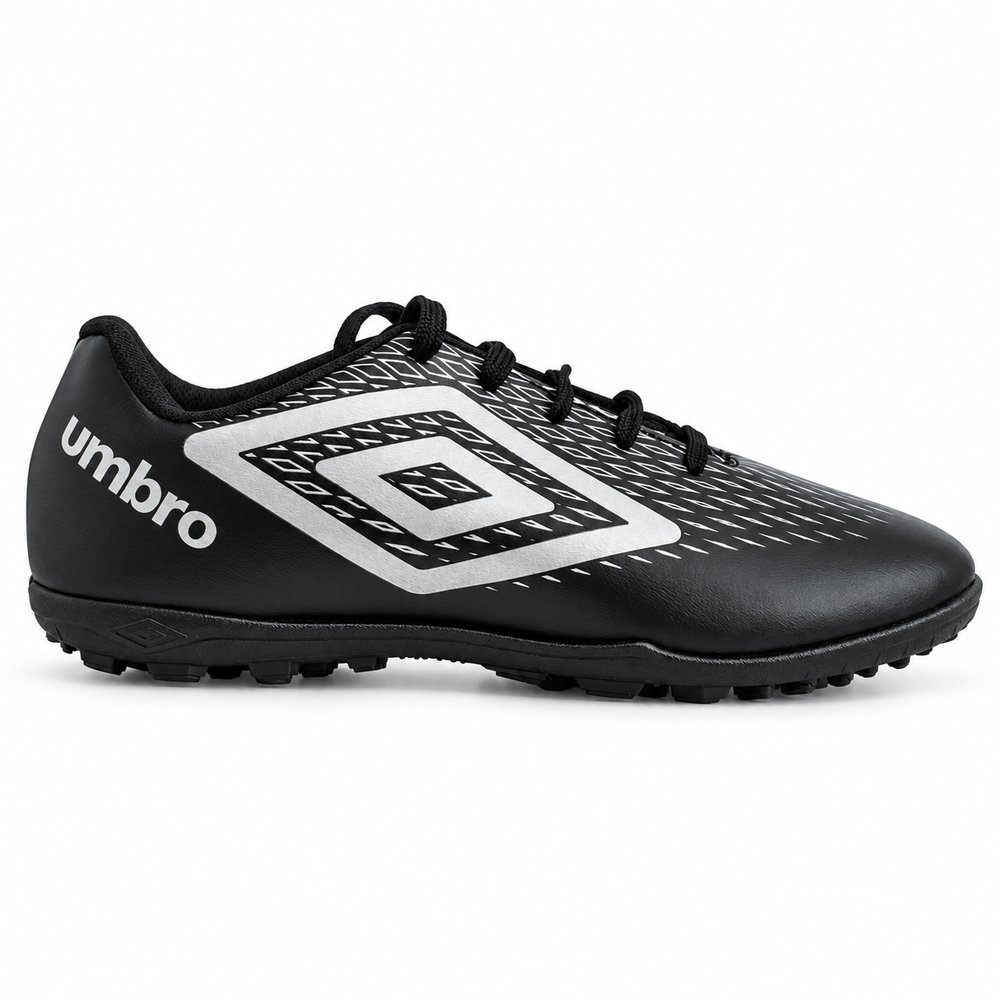 Chuteira Society Umbro X-Diamond Preto e Cinza U01FB00302