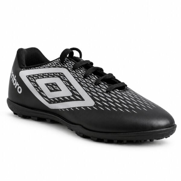 Chuteira Society Umbro X-Diamond Preto e Cinza U01FB00302