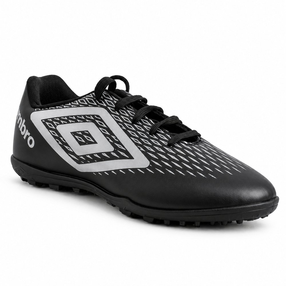 Chuteira Society Umbro X-Diamond Preto e Cinza U01FB00302