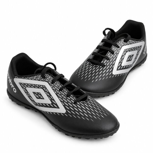Chuteira Society Umbro X-Diamond Preto e Cinza U01FB00302