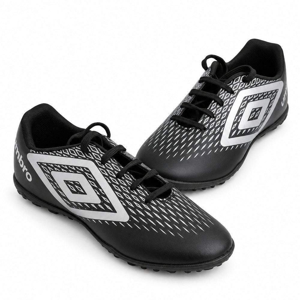 Chuteira Society Umbro X-Diamond Preto e Cinza U01FB00302