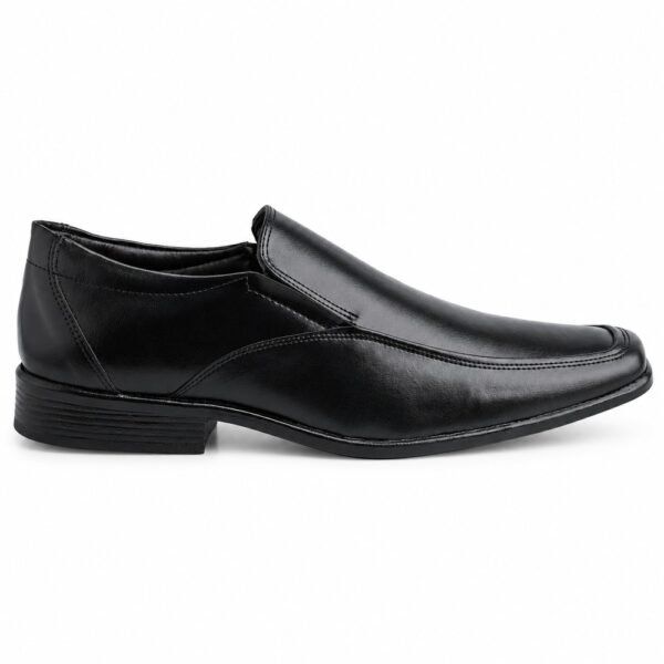 Sapato Masculino Bertelli Social Liso com Elástico 70.188 Confort Preto