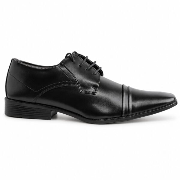 Sapato Masculino Bertelli Social com Biqueira 60.005 Confort Preto