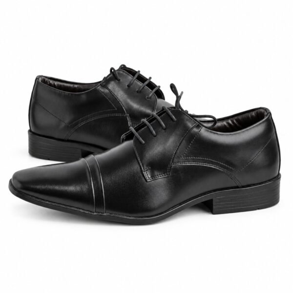 Sapato Masculino Bertelli Social com Biqueira 60.005 Confort Preto
