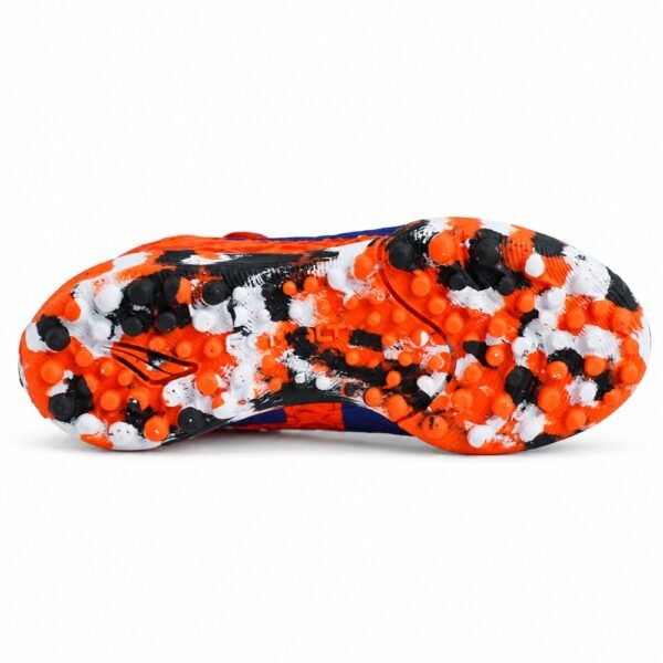 Chuteira Society Infantil Penalty RX Locker Kids Y-3 Marinho/Laranja/Branco