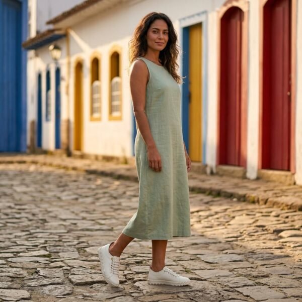 Tênis Feminino Bottero Casual em Couro Burnish Off-White 382702