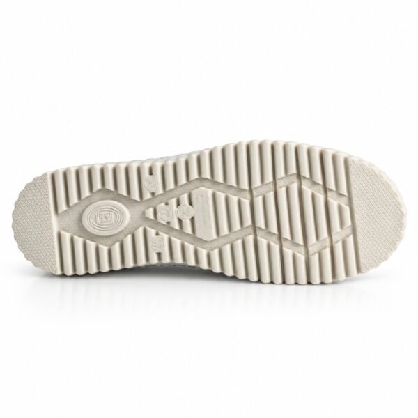 Tênis Feminino Bottero Casual em Couro Burnish Off-White 382702