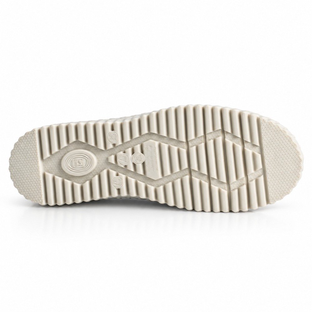 Tênis Feminino Bottero Casual em Couro Burnish Off-White 382702