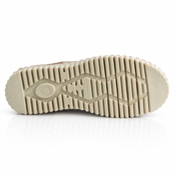 Tênis Feminino Bottero Casual em Couro Burnish Nude 382705