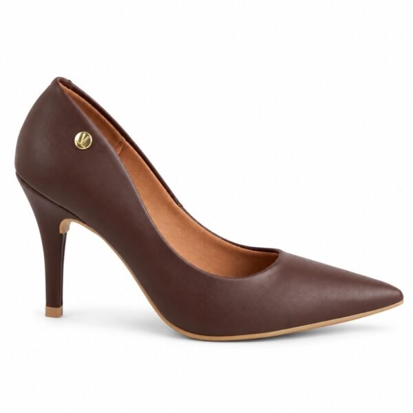 Sapato Scarpin Feminino Vizzano Chocolate 1184.1101.7286.101321