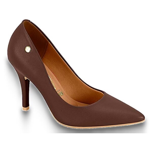 Sapato Scarpin Feminino Vizzano Chocolate 1184.1101.7286.101321