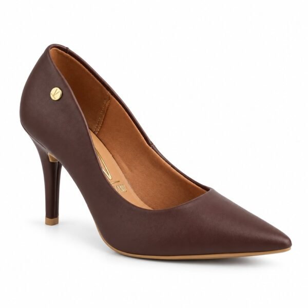 Sapato Scarpin Feminino Vizzano Chocolate 1184.1101.7286.101321