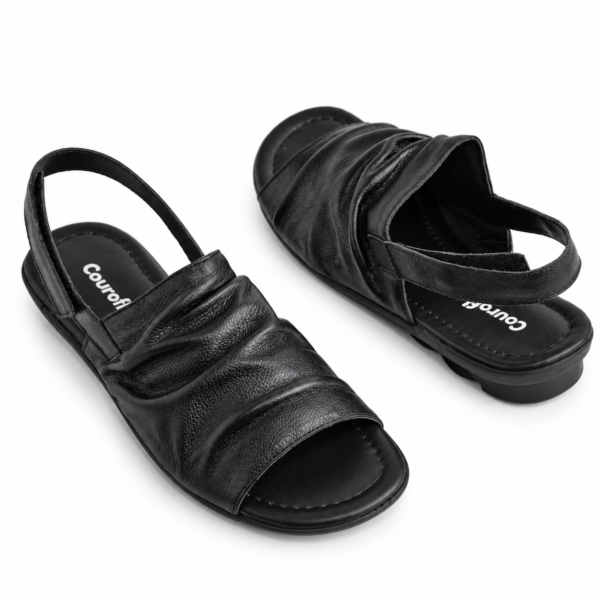 Sandália Feminina Couroflex Preto 19628