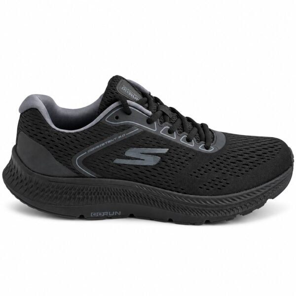 Tênis Skechers Masculino Go Run Consistent 2.0 Preto