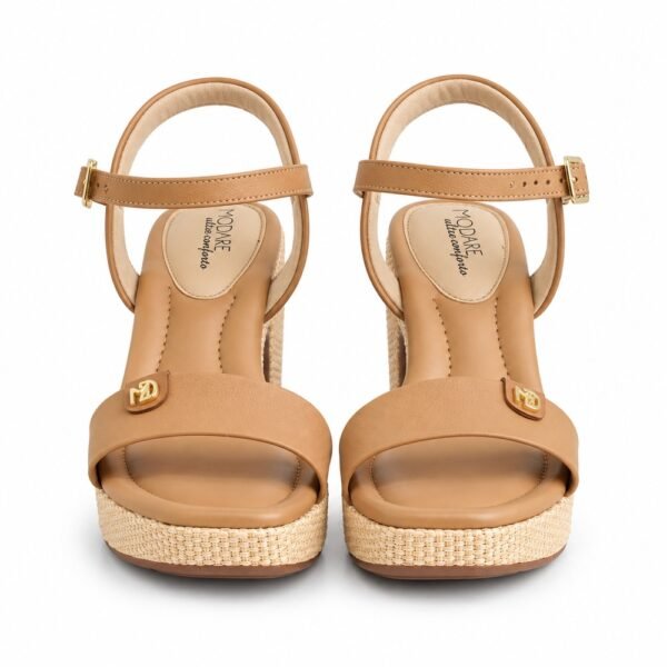 Sandália Feminina Modare Salto Bloco Camel 7203.111.30151.96781