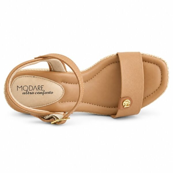 Sandália Feminina Modare Salto Bloco Camel 7203.111.30151.96781