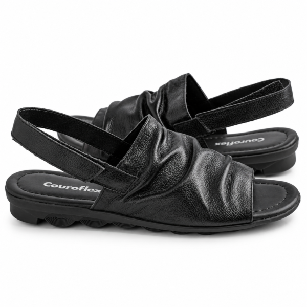 Sandália Feminina Couroflex Preto 19628