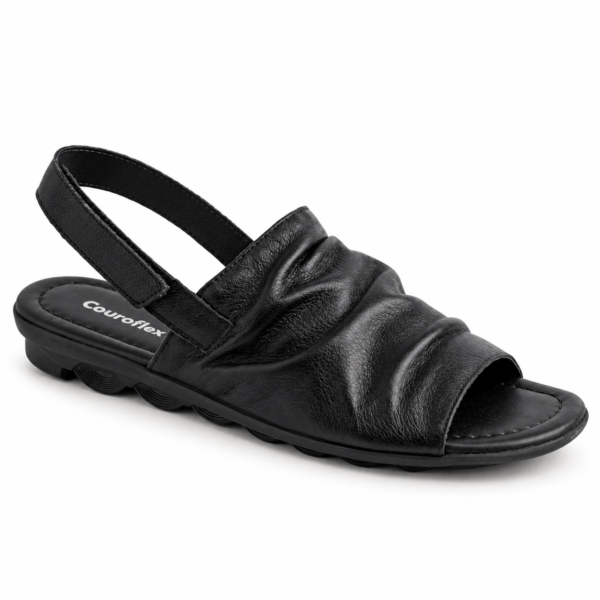 Sandália Feminina Couroflex Preto 19628