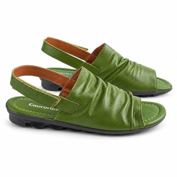 Sandália Feminina Couroflex Verde Oliva 19628