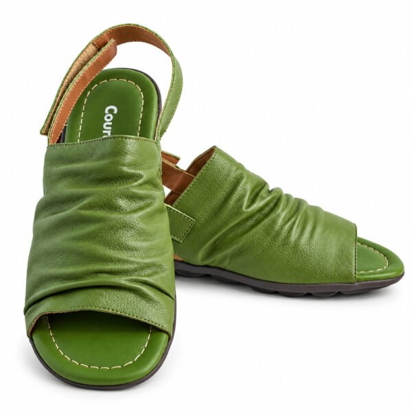 Sandália Feminina Couroflex Verde Oliva 19628
