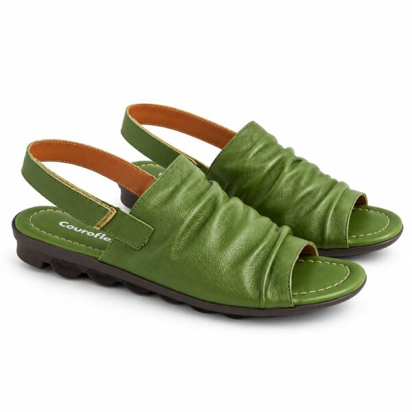 Sandália Feminina Couroflex Verde Oliva 19628