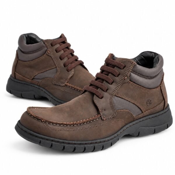 Bota Masculina Anatomic Gel Rústico Marrom 7976