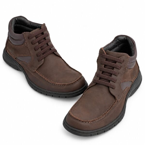 Bota Masculina Anatomic Gel Rústico Marrom 7976