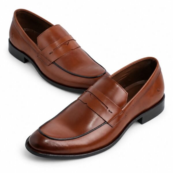 Mocassim Masculino Scatamacchia em Couro Conhaque 33010