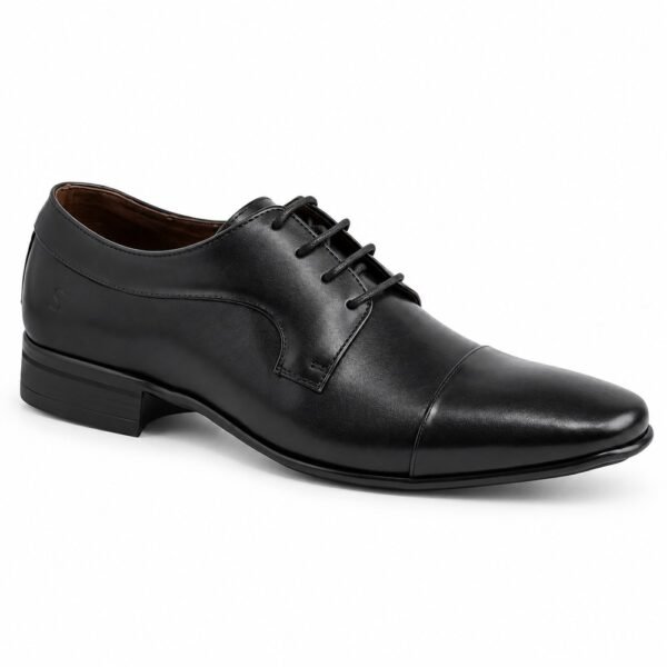 Sapato Social Masculino Scatamacchia em Couro Preto 15414