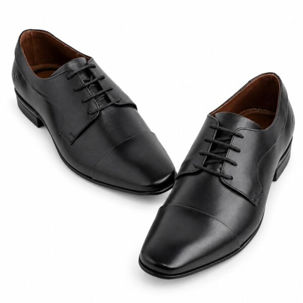 Sapato Social Masculino Scatamacchia em Couro Preto 15414