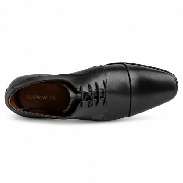 Sapato Social Masculino Scatamacchia em Couro Preto 15414