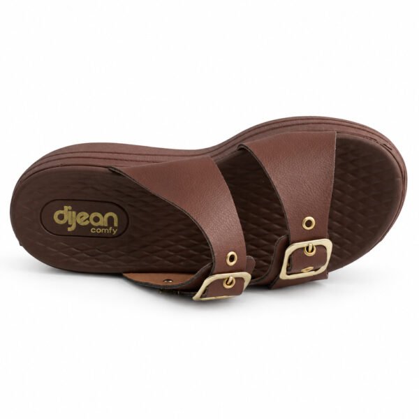 Chinelo Feminino Dijean Chocolate 33120006-0153