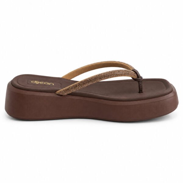 Chinelo Feminino Dijean Chocolate 33160007-0025