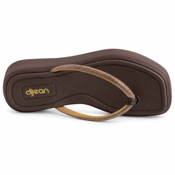 Chinelo Feminino Dijean Chocolate 33160007-0025